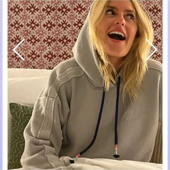 Woodley + Lowe CUTOFF HOODIE Size S (C) in Dove Grey NWT and in packaging - Picture 4 of 8